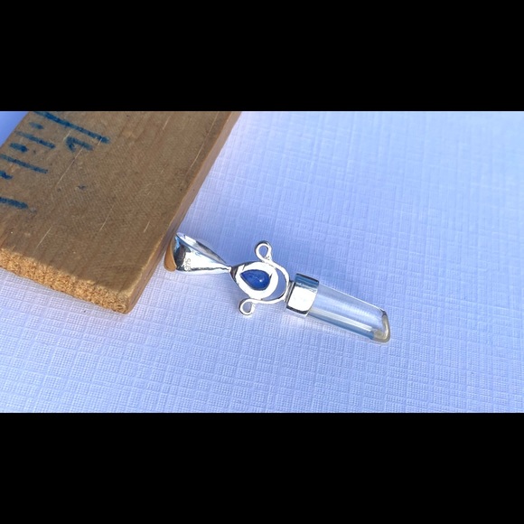 Kyanite & Crystal Quartz Necklace - Picture 14 of 15